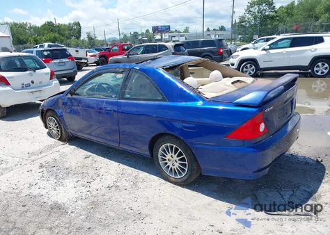 2005 Honda Civic Ex из США, поврежденный, VIN 1HGEM22945L012354